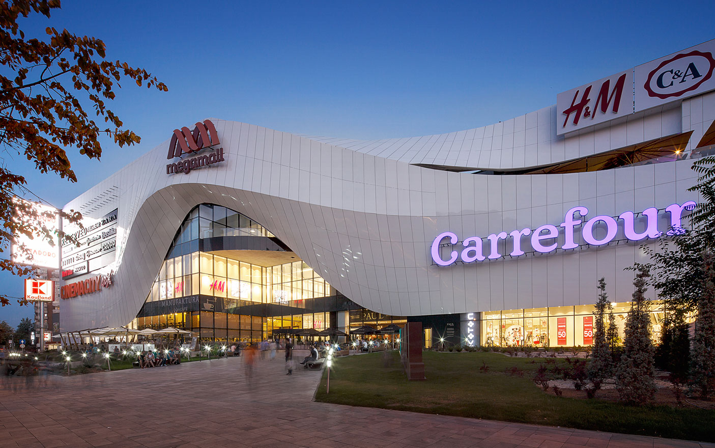 Interior of the shopping centre – MegaMall, Bucharest