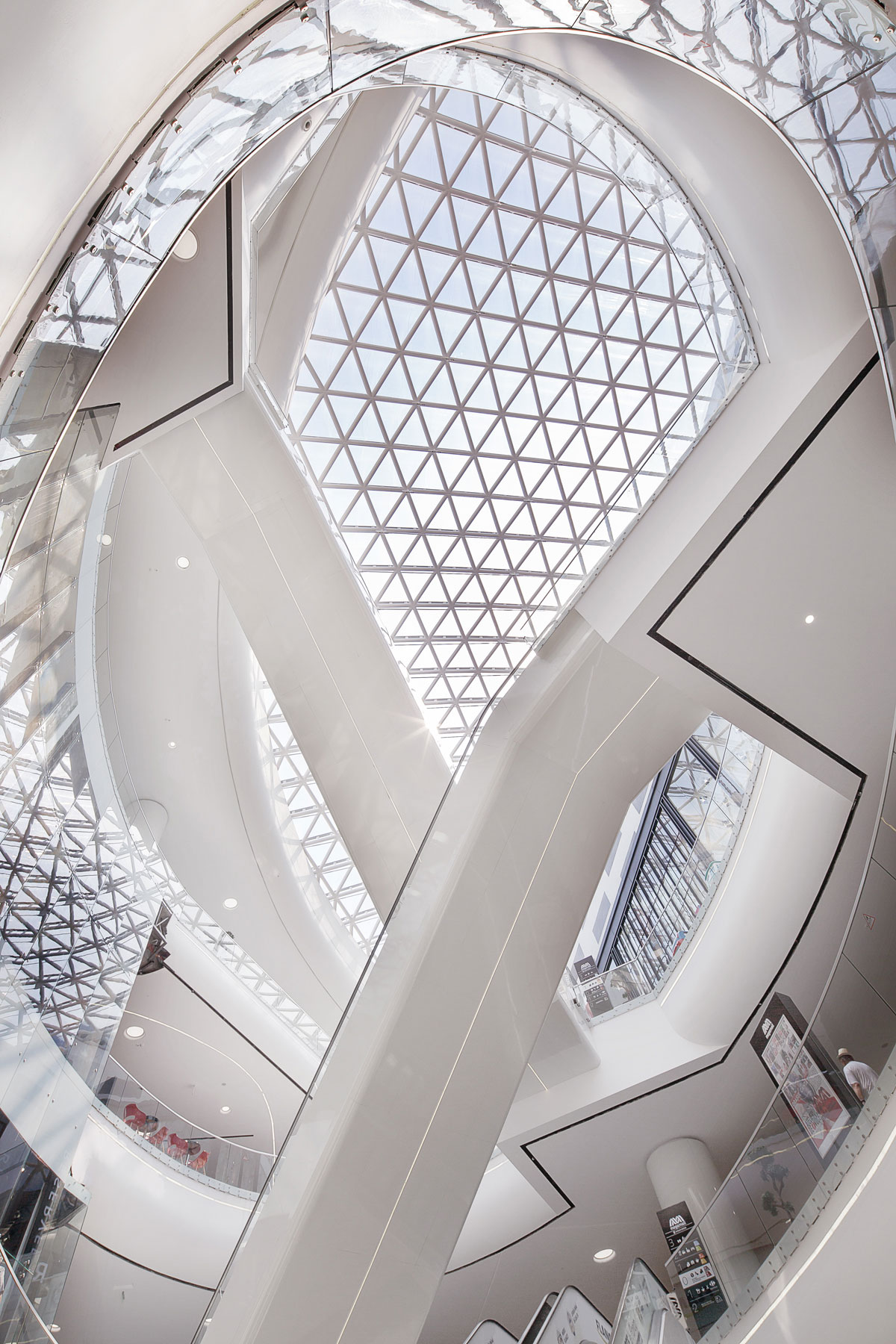 Overall view of the mall – MegaMall, Bucharest