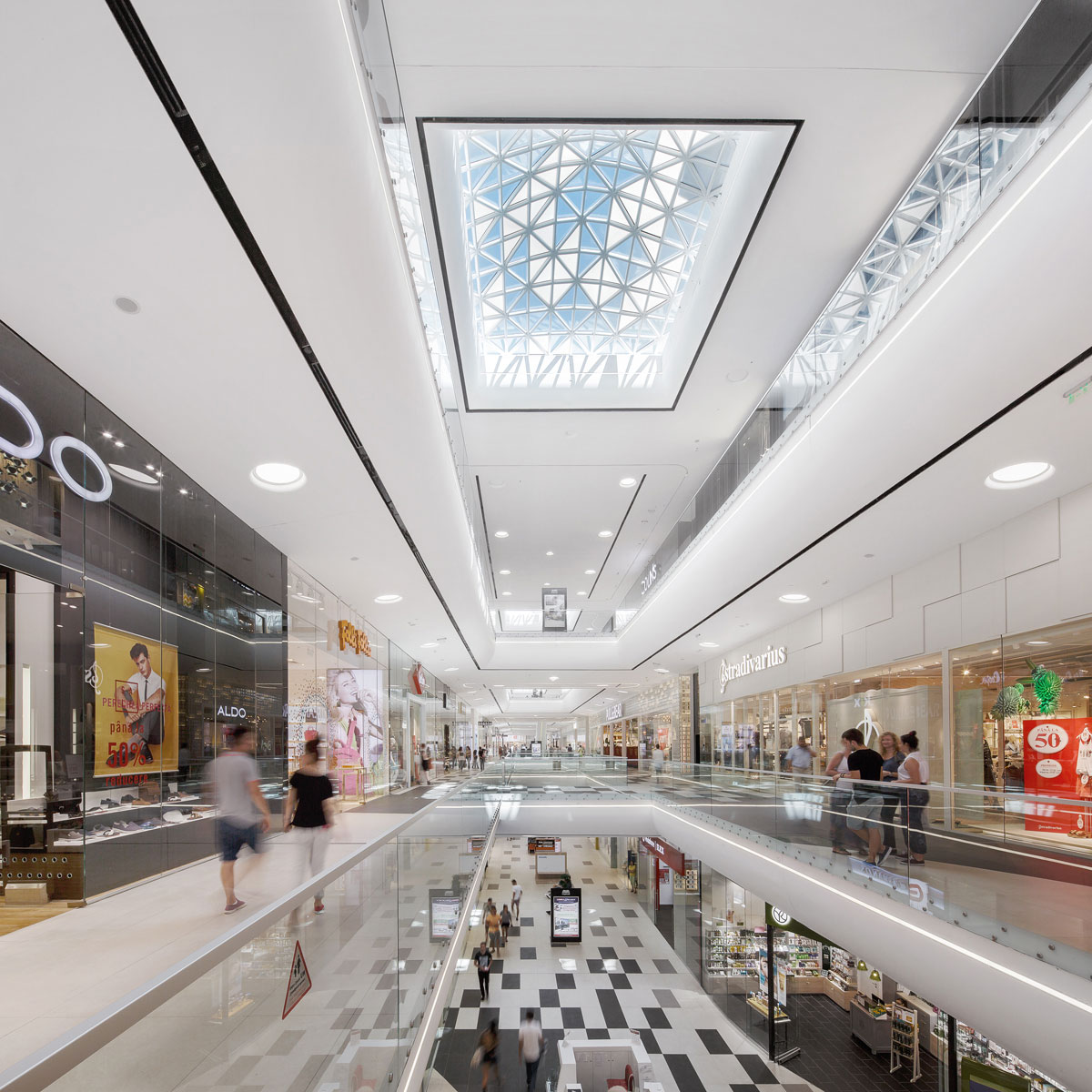 View of the atrium – MegaMall, Bucharest