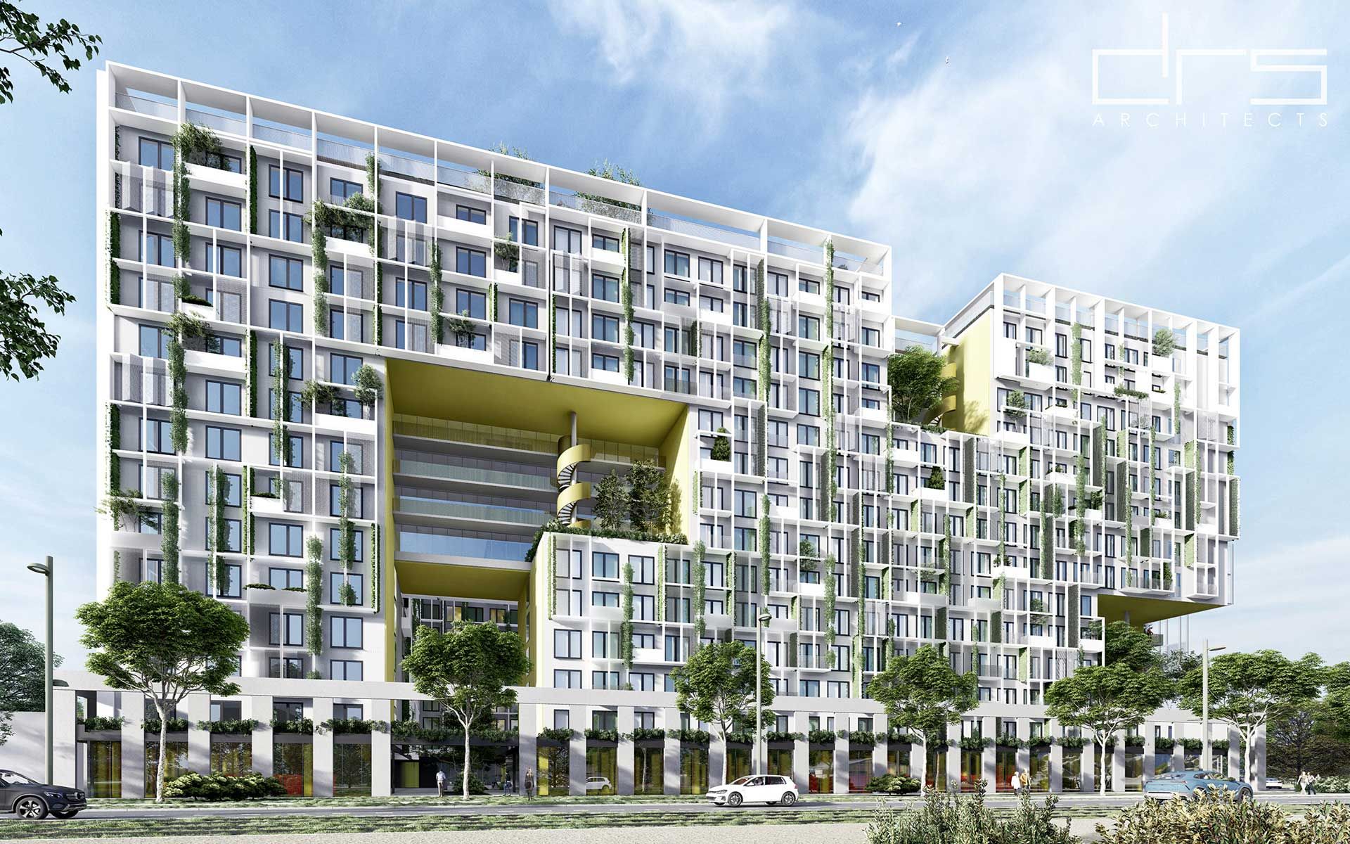 Interior of the hospitality project, detail – Unique Student Housing, Bucharest