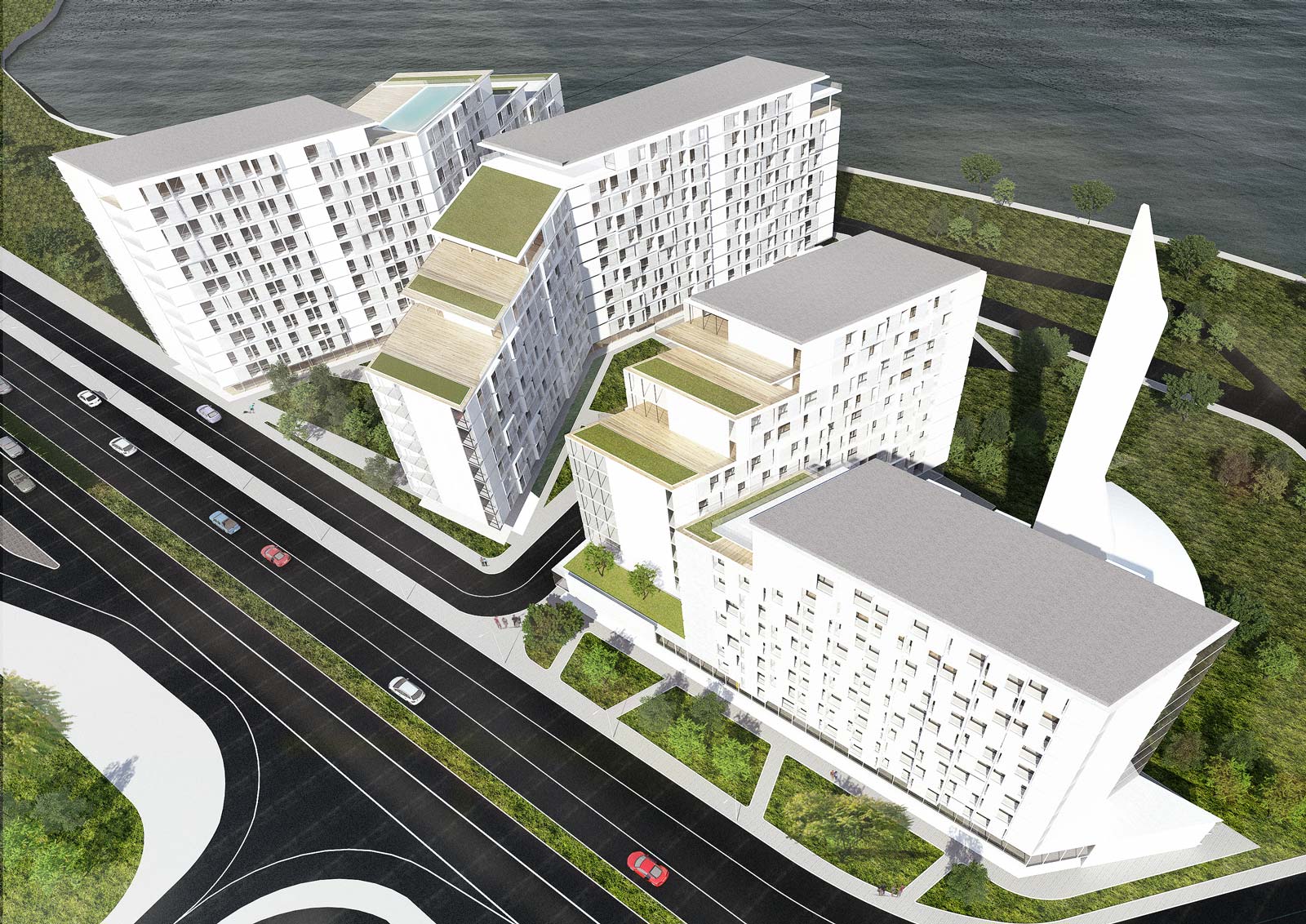 Residential interior space – Lake House, Bucharest