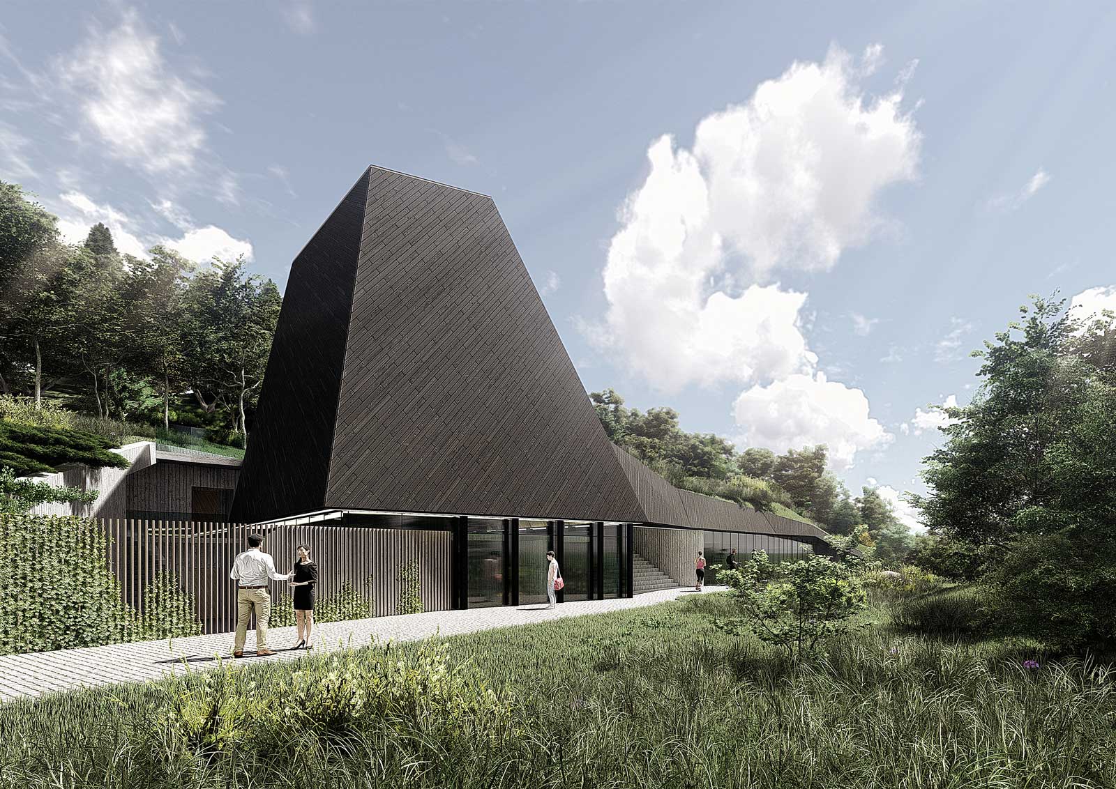 Zona muzeului, perspectivă complementară – Pavilion Muzeul Satului Sighetu Marmatiei, Sighetu Marmatiei