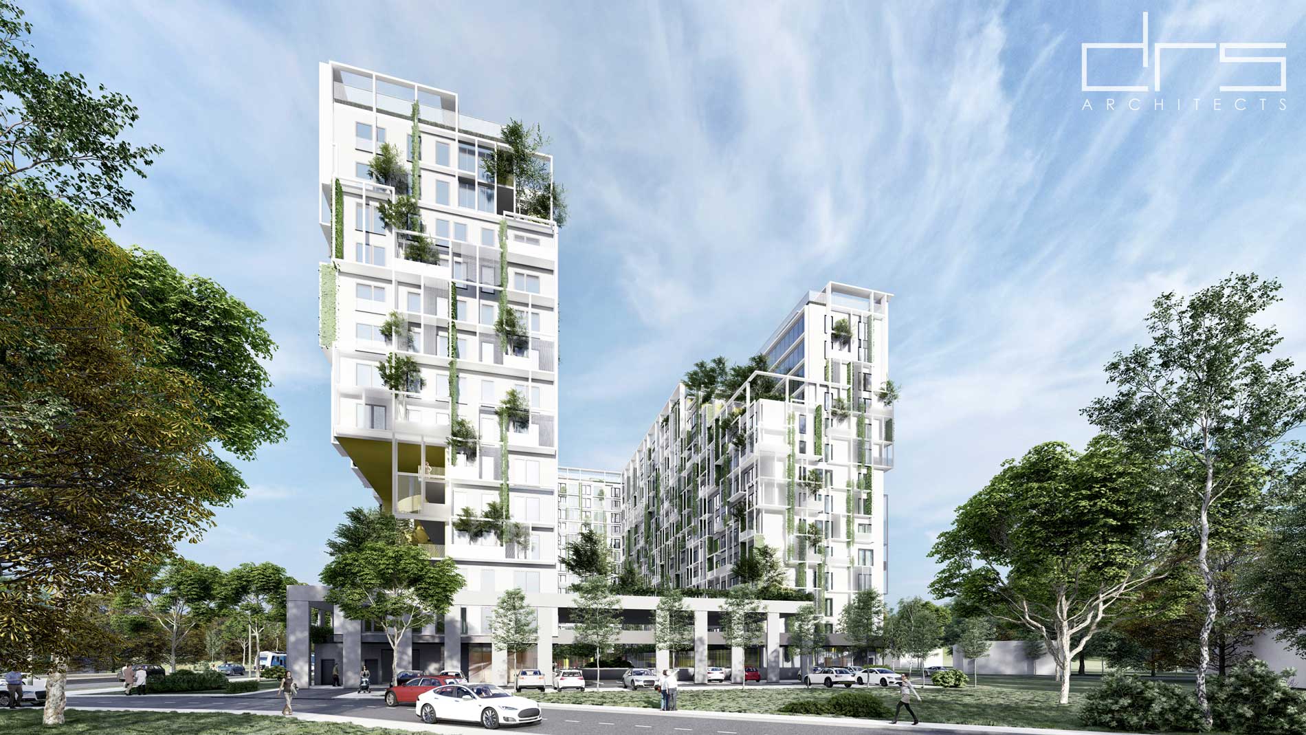 Fit-out detail, close view – Unique Student Housing, Bucharest
