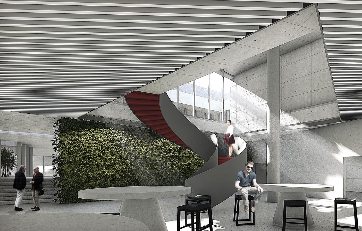 The lobby – Consiliul Judetean Cluj, Cluj-Napoca