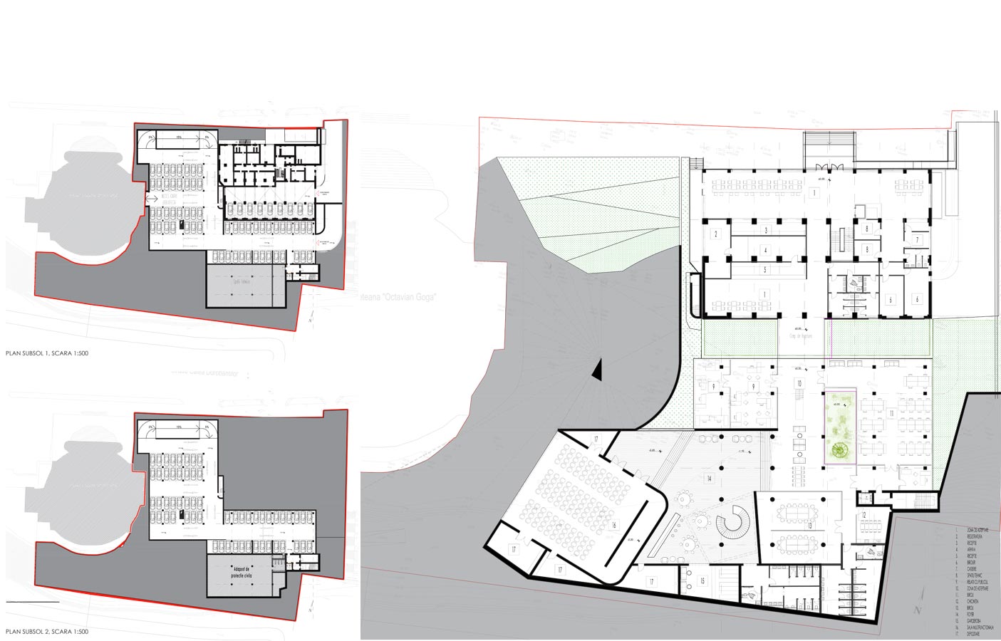 The plan, detail – Consiliul Judetean Cluj, Cluj-Napoca
