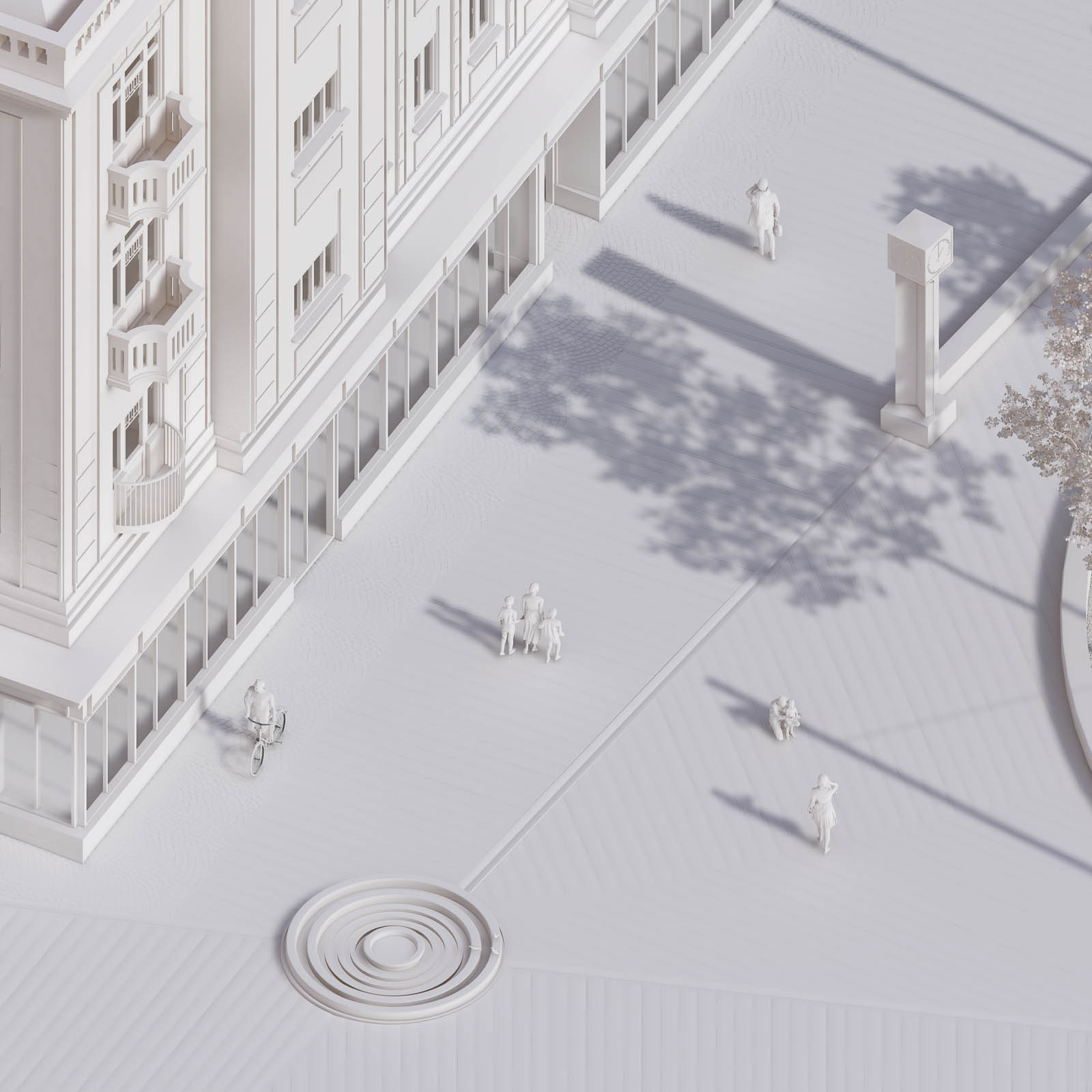 Detaliu al soluției propuse, de aproape – Victoria Square Timișoara, Timișoara