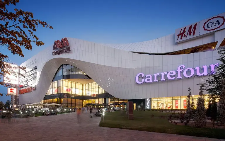 Interior of the shopping centre – MegaMall, Bucharest