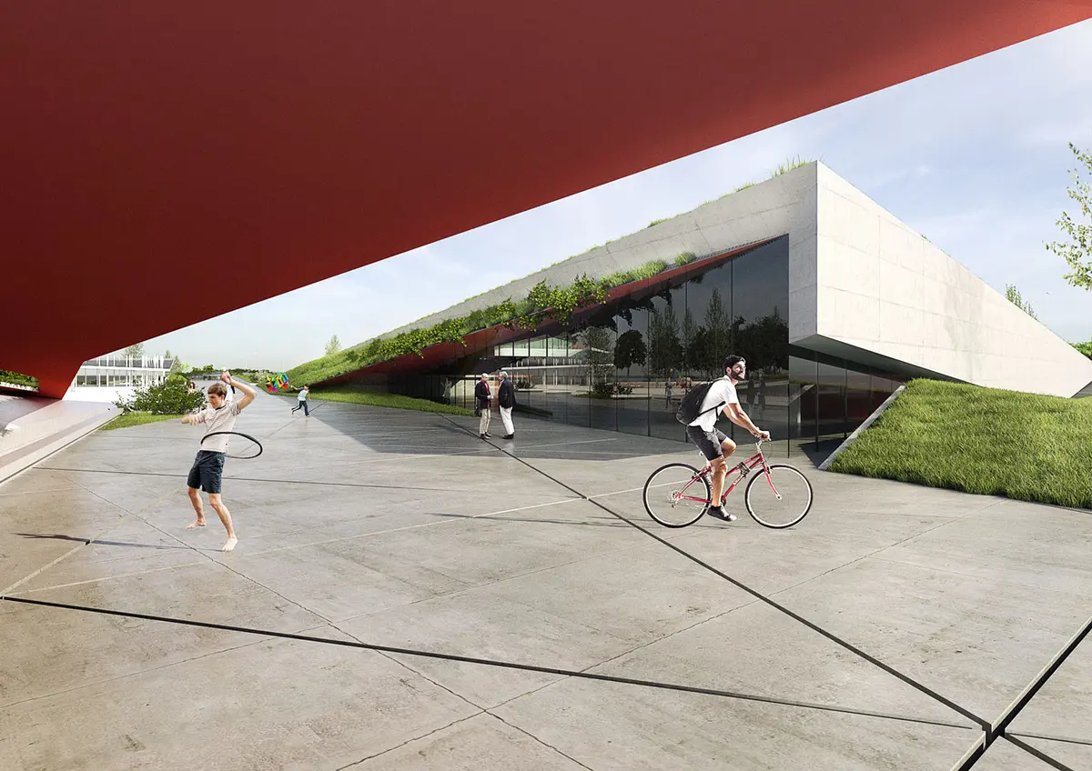 Perspective from the competition entry – Parcul Feroviarilor, Cluj-Napoca