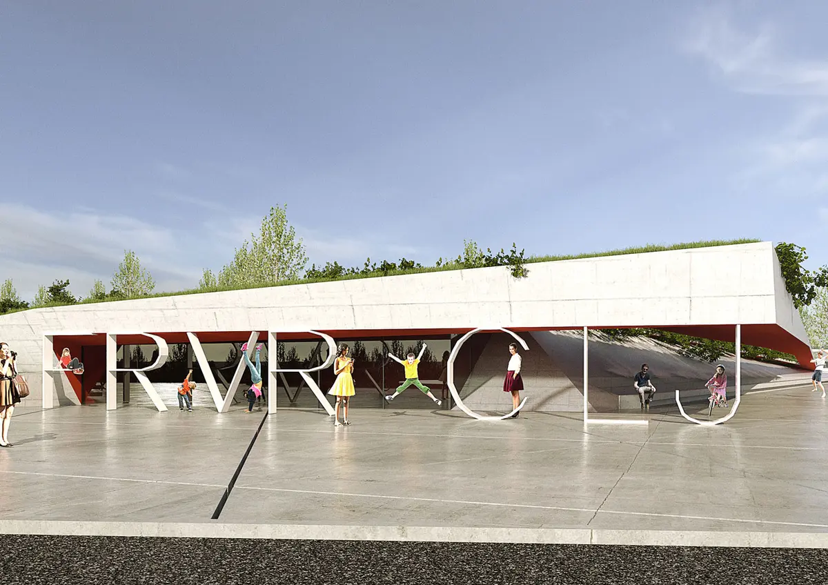 Detail of the proposed solution, view 3 – Parcul Feroviarilor, Cluj-Napoca