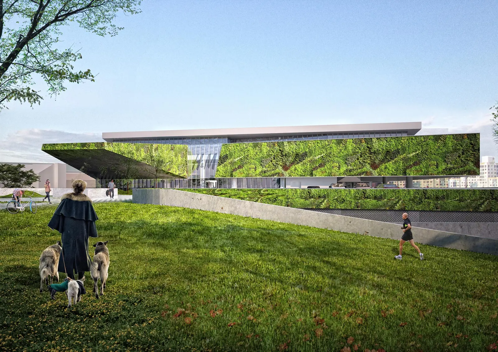 Detaliu de amenajare comercială, varianta 3 – Extindere City Park Mall Constanta, Constanța
