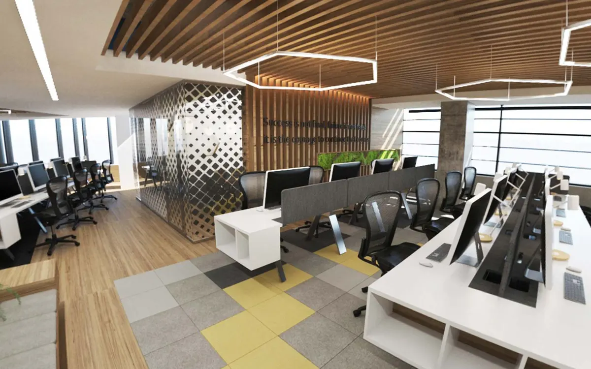 Zonă de lucru amenajată – Office | Call Center, București