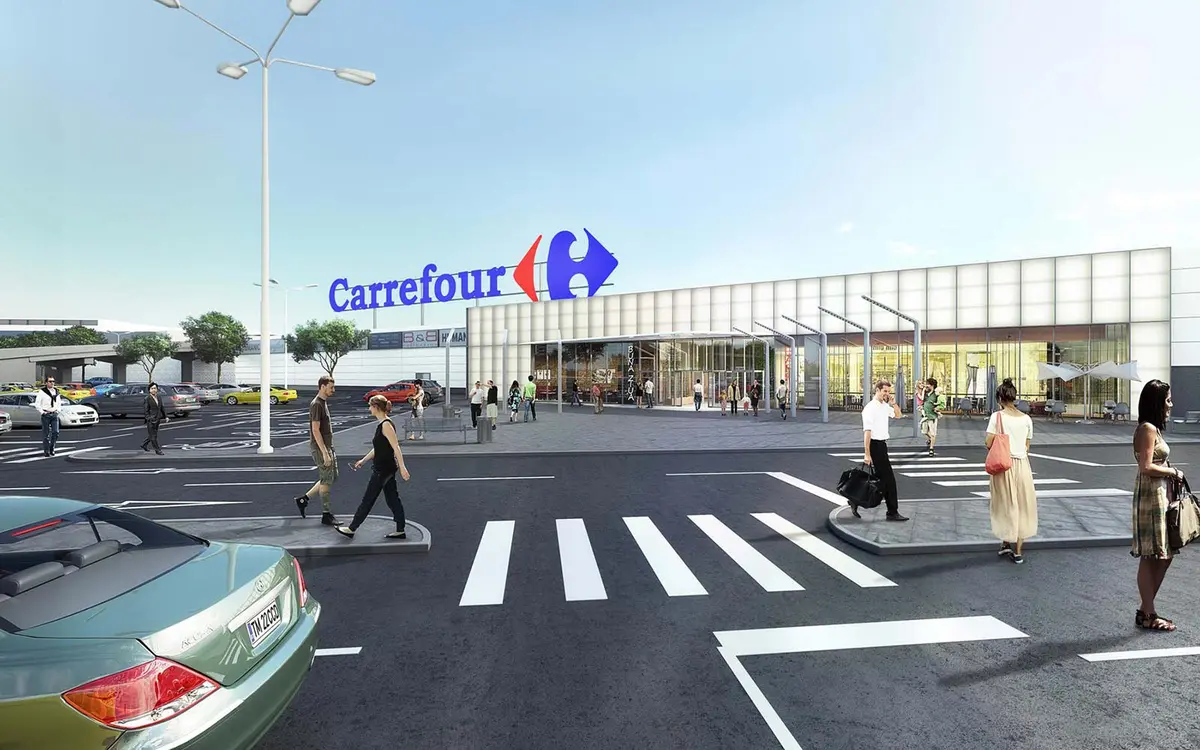 Perspectivă asupra atriumului – Timișoara Shopping City, Timișoara