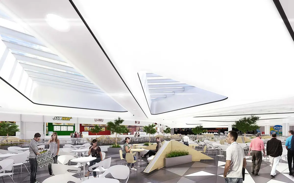 Zonă de circulație și galerii comerciale – Timișoara Shopping City, Timișoara