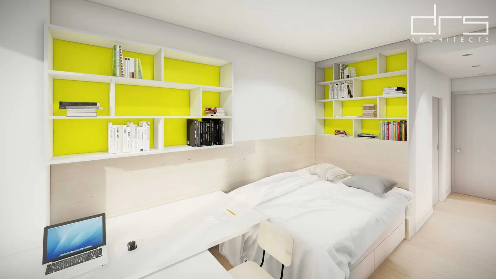 View of the common spaces – Unique Student Housing, Bucharest