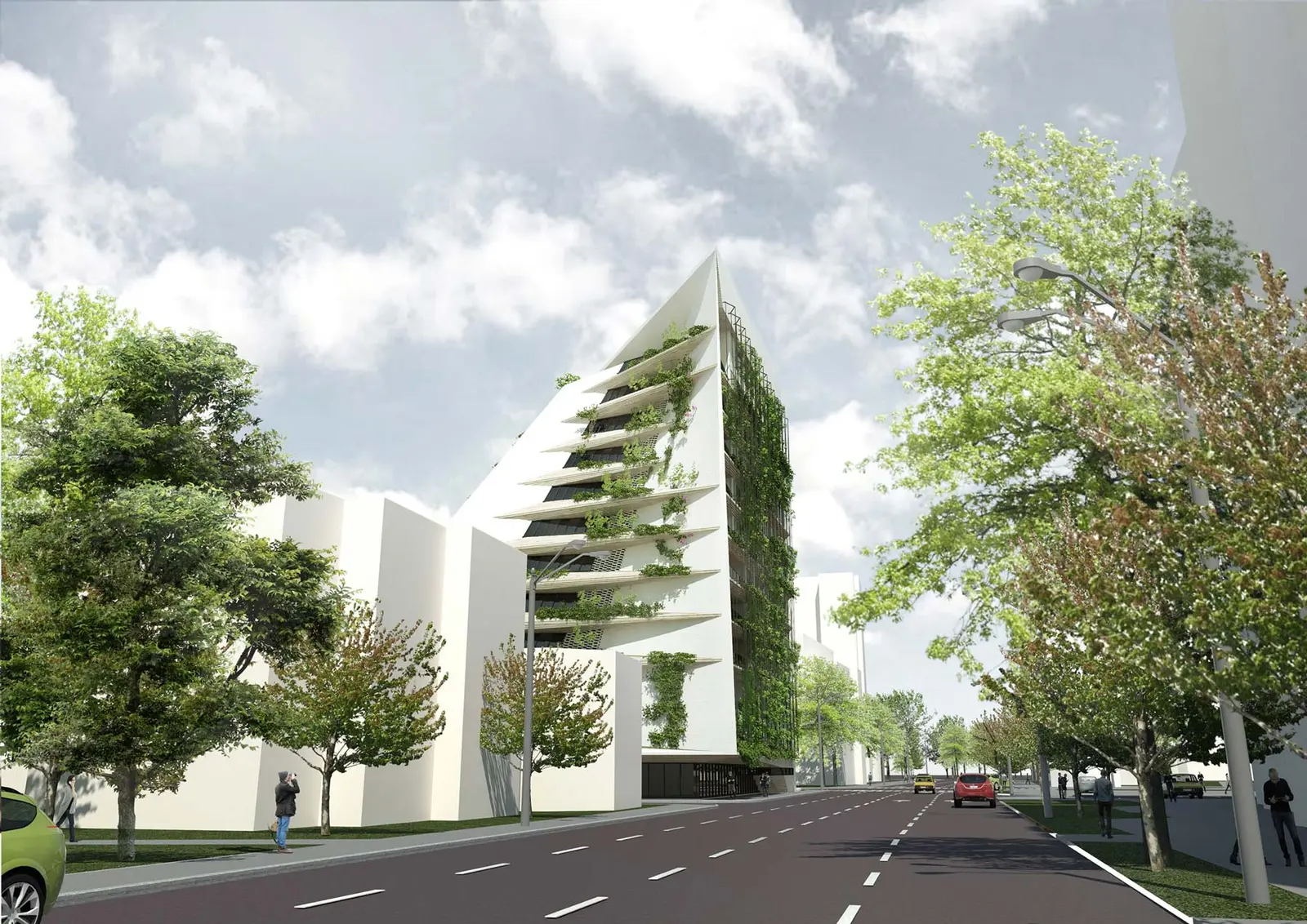 Fațadă a locuinței – Green Residence - concept