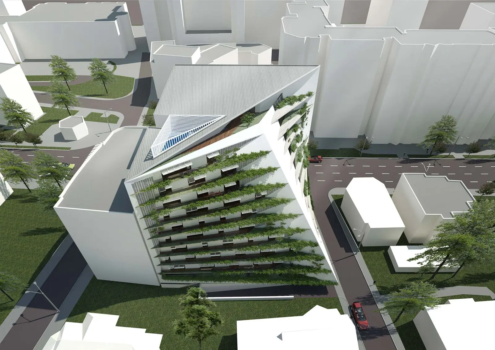 Detaliu arhitectural – Green Residence - concept
