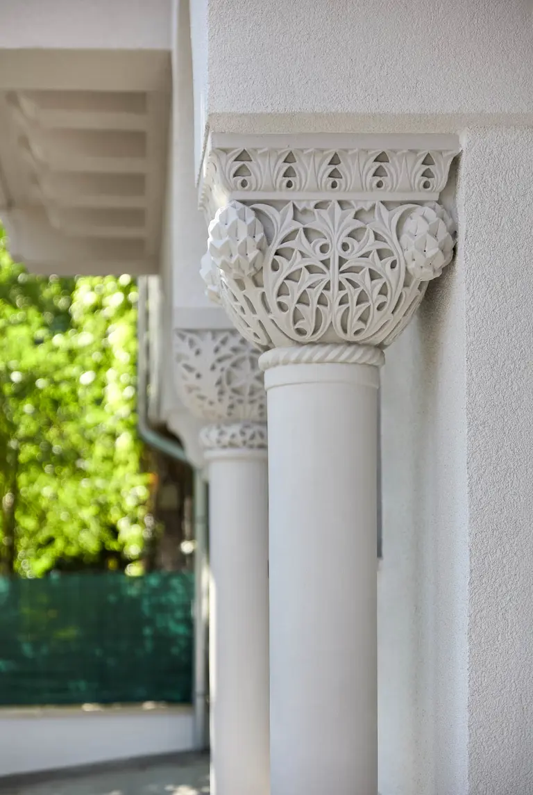 Architectural detail, close view – Rosenthal House, Bucharest