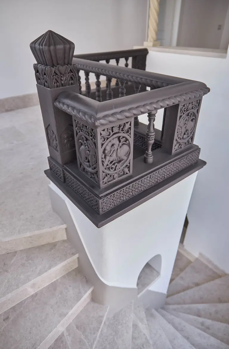 Overall view of the project, detail – Rosenthal House, Bucharest