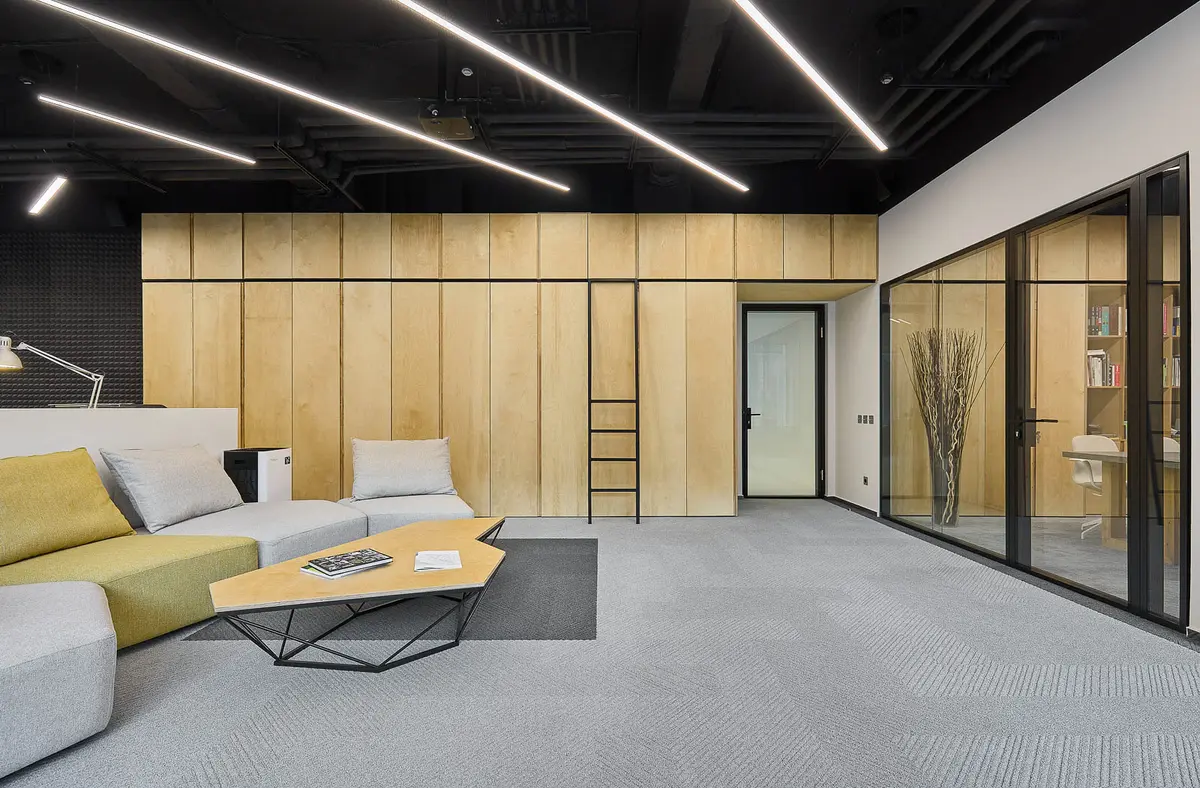 Detaliu de amenajare interioară – DRS Architects Office, București