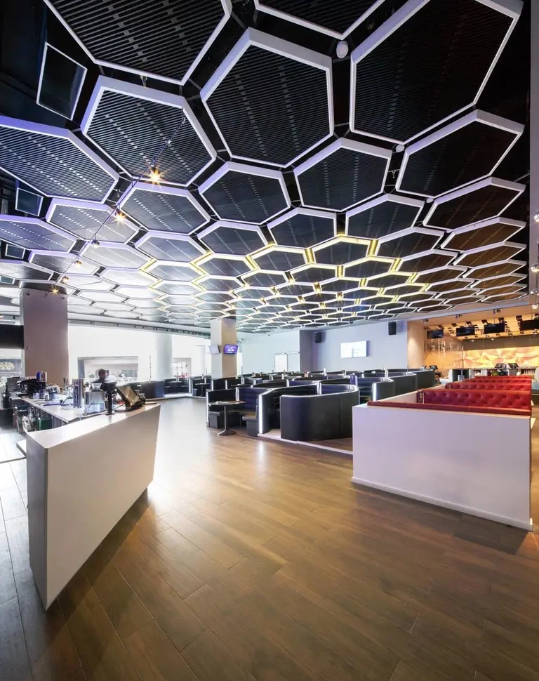 Interior of the hospitality project – Magic Arena Sports Bar, Bucharest