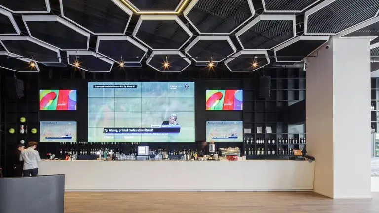 View of the common spaces – Magic Arena Sports Bar, Bucharest