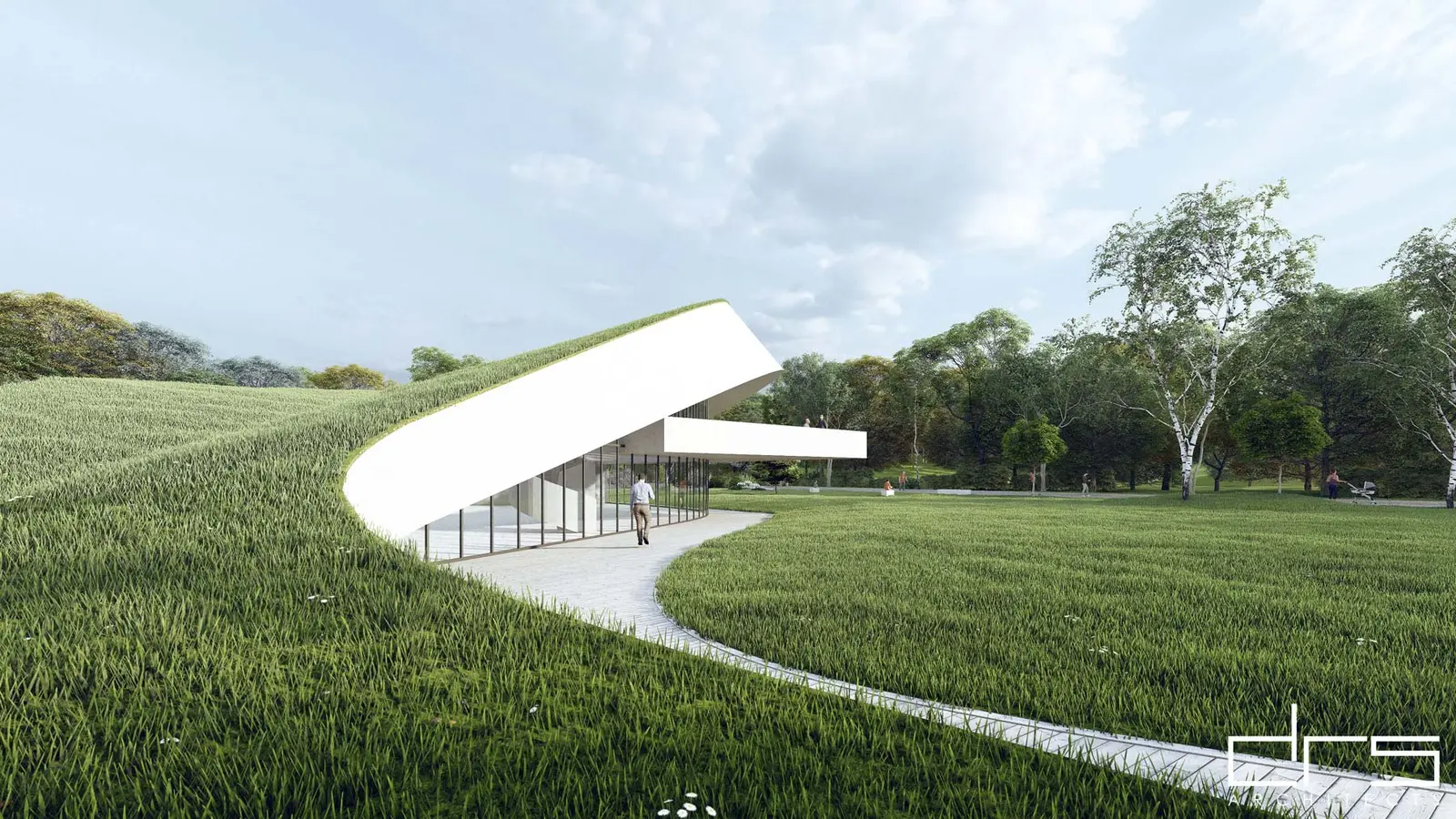 Perspectivă asupra spațiului – Pavilion Cultural, București