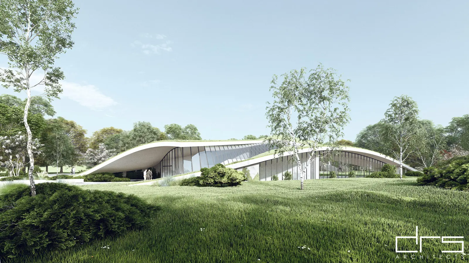 Vedere de ansamblu a proiectului – Pavilion Cultural, București