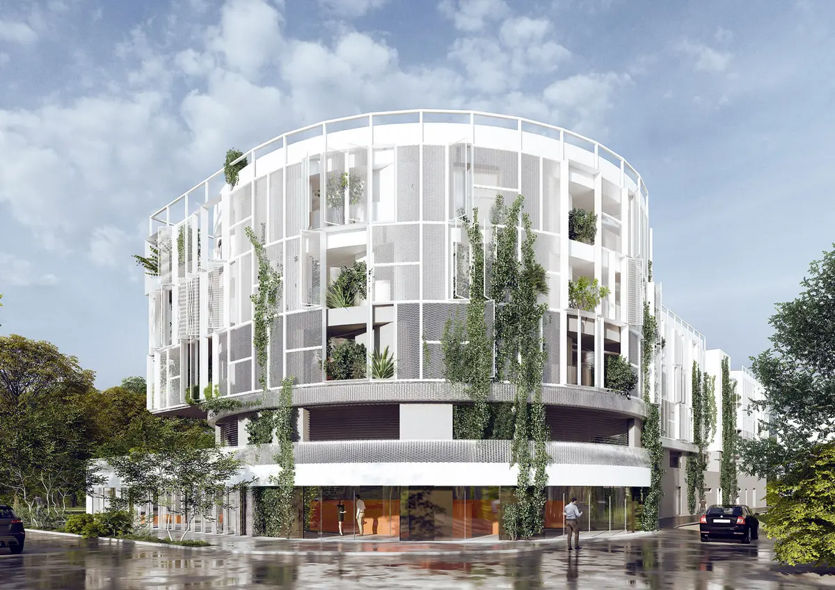 View of the common spaces – Green Aparthotel, Slatina