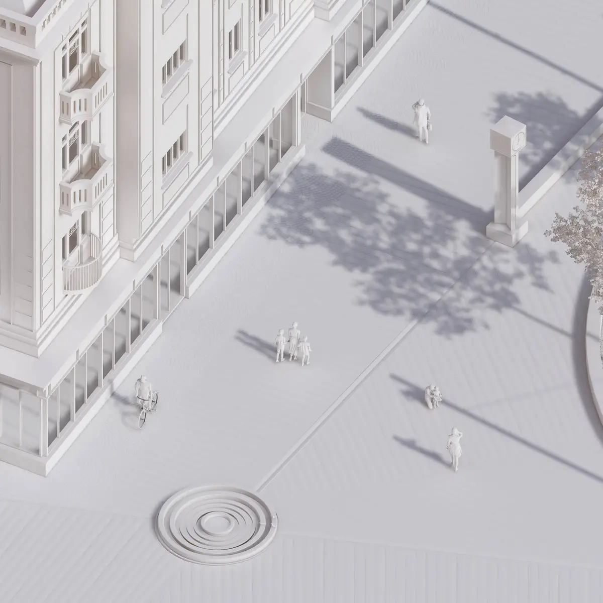Detaliu al soluției propuse, de aproape – Victoria Square Timișoara, Timișoara